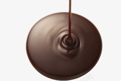 旋涡甜品圆形旋涡巧克力浆高清图片