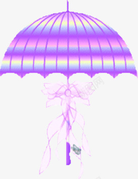 紫色渐变雨伞效果png免抠素材_新图网 https://ixintu.com 效果 渐变 紫色 设计 雨伞
