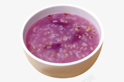甜羹紫薯大米粥高清图片