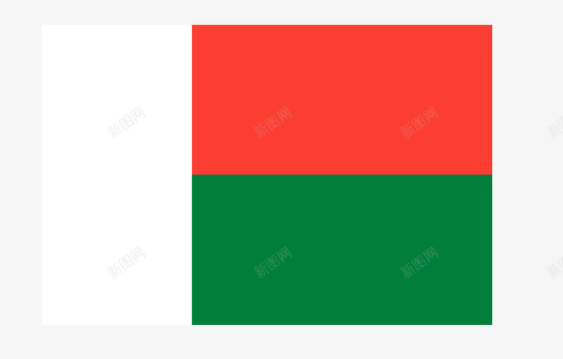 马达加斯加国旗png免抠素材_新图网 https://ixintu.com 国旗 矢量国旗 矢量旗帜 马达加斯加