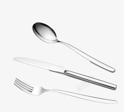 叉子西餐刀和勺素材