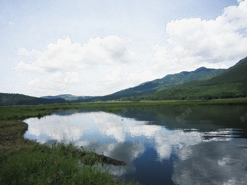 山湖png免抠素材_新图网 https://ixintu.com 网页 远山 风景