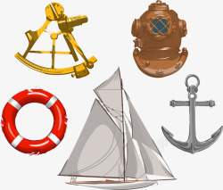 航海工具素材