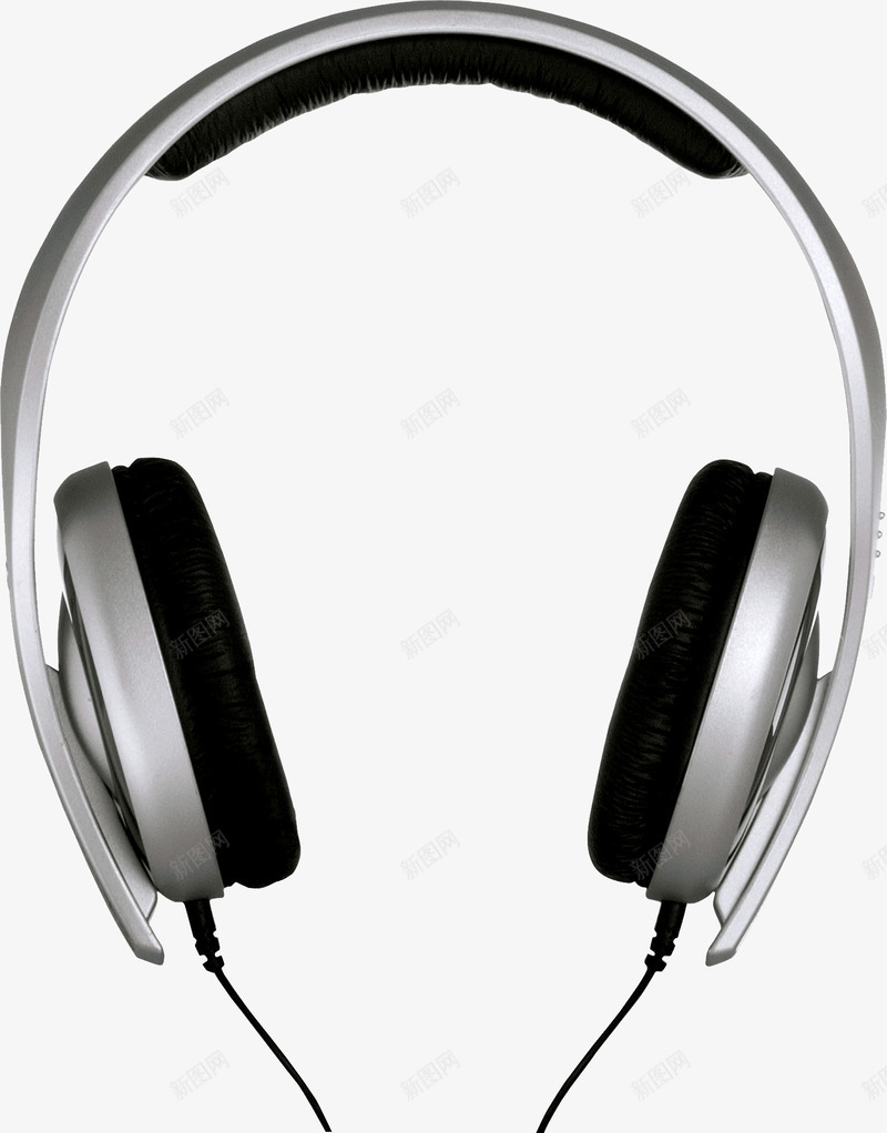 灰色耳机png免抠素材_新图网 https://ixintu.com 产品实物 声音 数字产品 数码家电 电子设备 耳机
