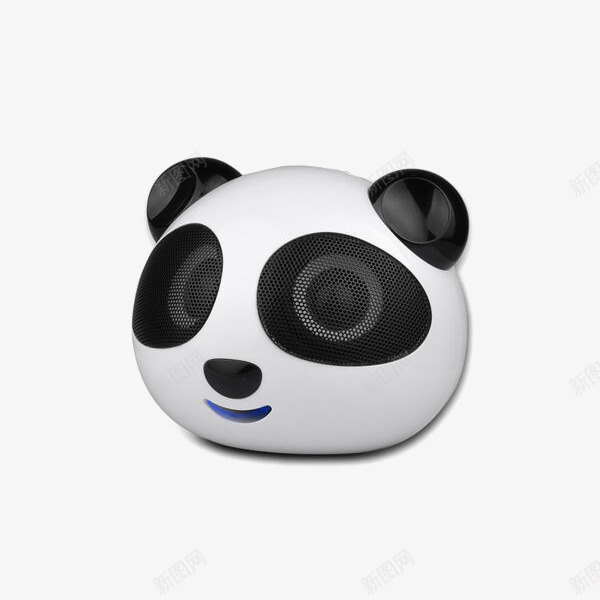 熊猫PANDA卡通可爱猫头音箱png免抠素材_新图网 https://ixintu.com 产品实物 收音机 数码产品 数码音箱