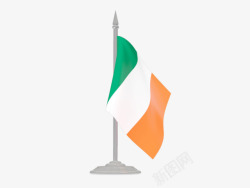 爱尔兰国旗摆件素材