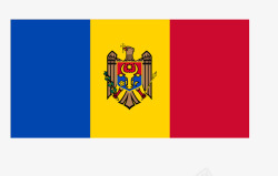 多瓦摩尔多瓦国旗矢量图高清图片