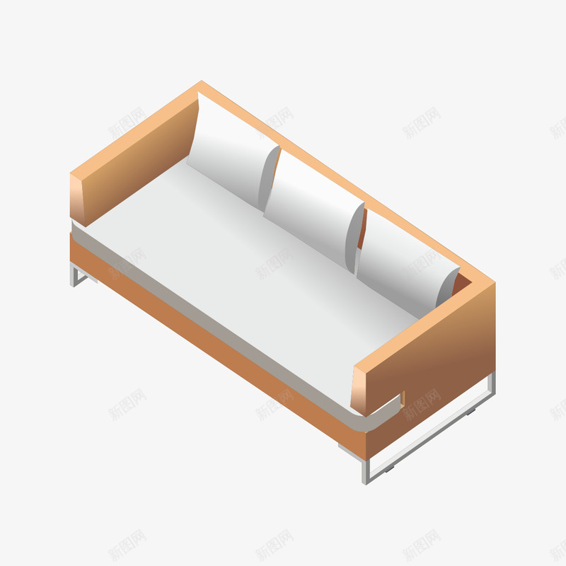 木质长沙发图标png_新图网 https://ixintu.com 图标 图示 家具 插图 木质沙发 沙发 长沙发