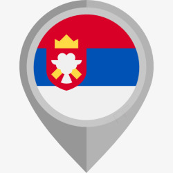 塞尔维亚塞尔维亚图标高清图片
