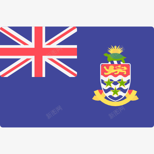 开曼群岛图标png_新图网 https://ixintu.com 世界 国家 开曼群岛 旗帜 民族