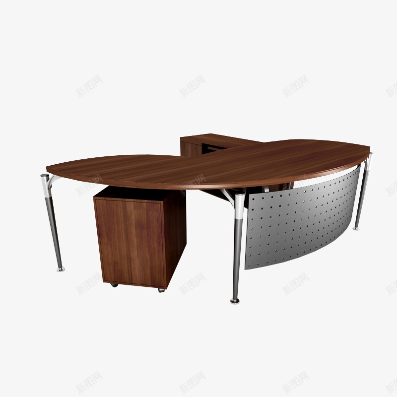 简易办公桌png免抠素材_新图网 https://ixintu.com 产品实物 办公桌 桌子 现代办公桌