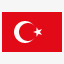 turkey土耳其gosquared2400旗帜高清图片