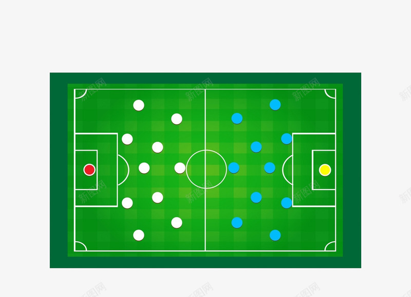 足球场地png免抠素材_新图网 https://ixintu.com 场地 绿色 足球 足球场地