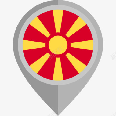 马其顿共和国图标图标