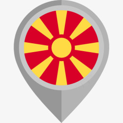 马其顿马其顿共和国图标高清图片