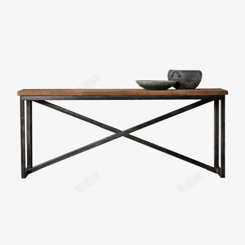 创意简约木质桌子png免抠素材_新图网 https://ixintu.com 家具 木质 桌子 设计
