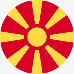 马其顿共和国马其顿共和国图标高清图片