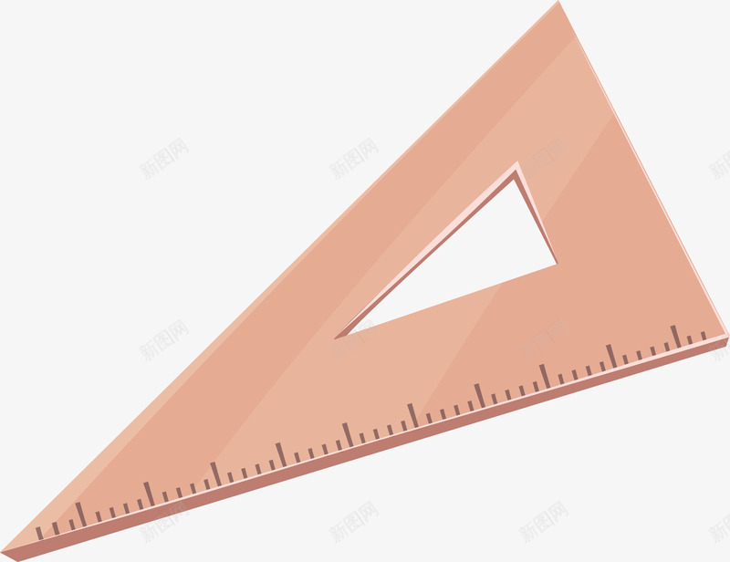 尺子矢量图ai免抠素材_新图网 https://ixintu.com 学校 尺子 开学 扁平 矢量图