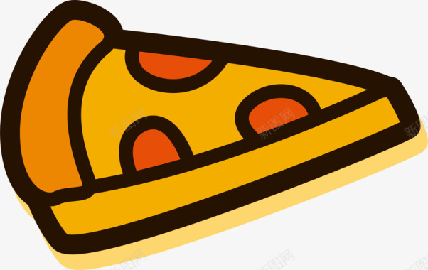 披萨吃饭图标图标