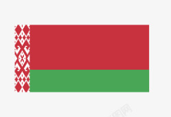 白俄罗斯白俄罗斯国旗矢量图图标高清图片