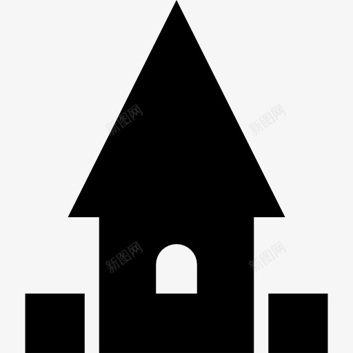 房子图标png_新图网 https://ixintu.com 城堡 屋顶 建筑 房地产 教堂