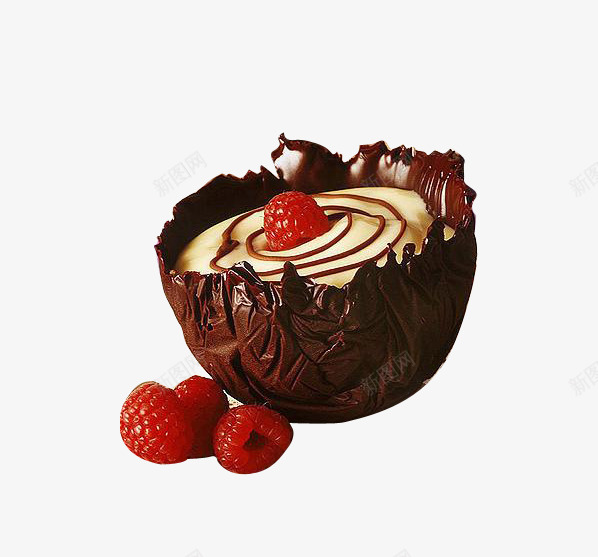 巧克力小蛋糕png免抠素材_新图网 https://ixintu.com 甜品 甜点 糕点 蛋糕