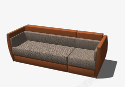 复古木质沙发椅子素材
