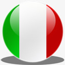意大利旗帜素材
