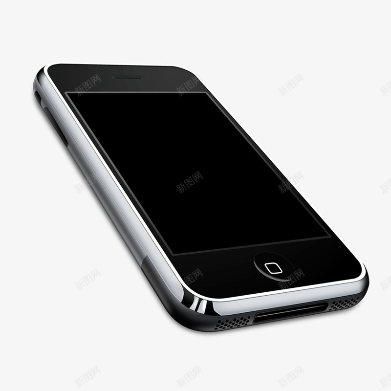 iPhone手机png免抠素材_新图网 https://ixintu.com iPhone iPhone手机 手机 手机元素 数码 爱疯 电子产品 苹果产品 苹果手机 黑色