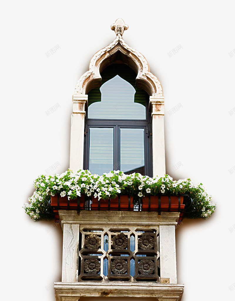 地产广告元素欧式窗户psd免抠素材_新图网 https://ixintu.com 地产广告元素欧式窗户 植物 欧式建筑 花卉 花圃 花朵