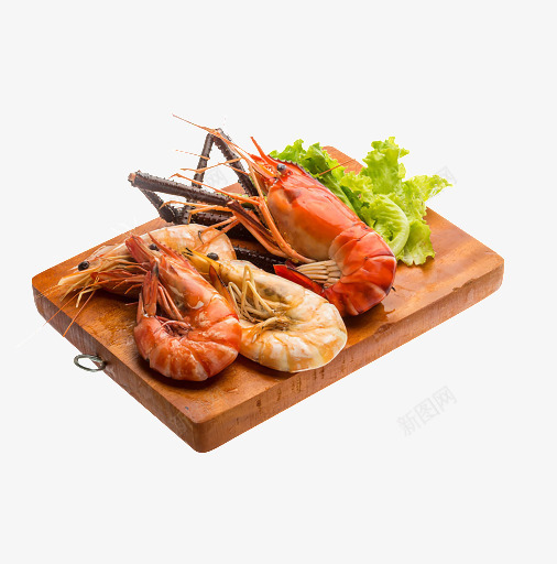 小龙虾与虾png免抠素材_新图网 https://ixintu.com 小龙虾 美食 虾 食物