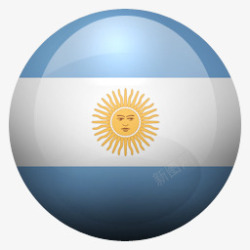 argentinaAR阿根廷身份证件旗帜图标高清图片