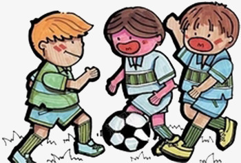 踢足球小伙伴png免抠素材_新图网 https://ixintu.com 人物 卡通 小伙伴 踢足球