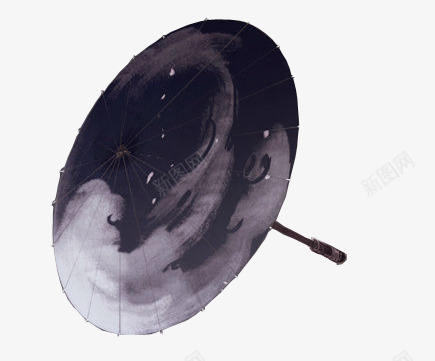 夜空风格的中国风雨伞png免抠素材_新图网 https://ixintu.com 国风 夜空 雨伞 风格