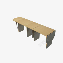 长形棕色会议桌子简单会议桌高清图片