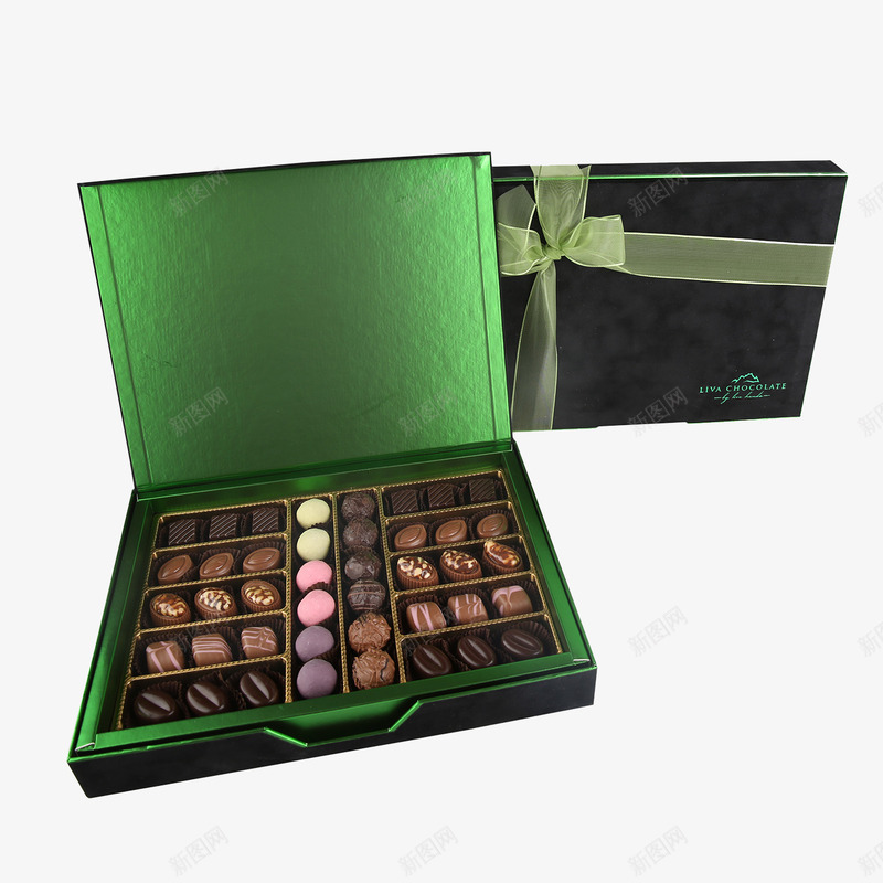 绿色点心盒产品实物图psd免抠素材_新图网 https://ixintu.com 绿色包装盒 绿色巧克力盒 绿色点心盒 绿色甜点盒 绿色食品盒