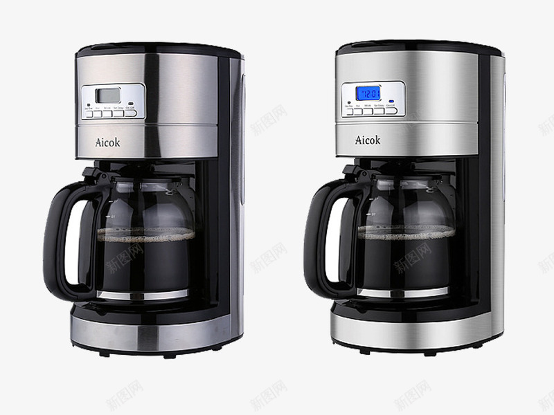 aicok咖啡机png免抠素材_新图网 https://ixintu.com 产品实物 咖啡机 数码家电
