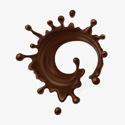 巧克力液巧克力液矢量图高清图片