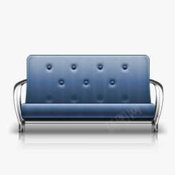 蓝色沙发系列图标透明png_新图网 https://ixintu.com 图标 沙发 系列 蓝色 透明