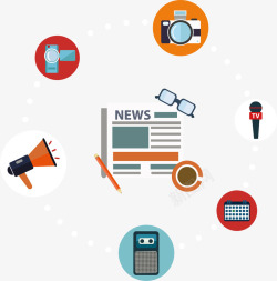 行业介绍媒体新闻行业分类高清图片