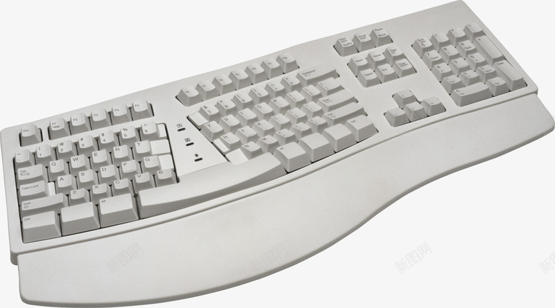 白色键盘png免抠素材_新图网 https://ixintu.com 产品实物 数字产品 数码家电 电子设备 电脑 键盘