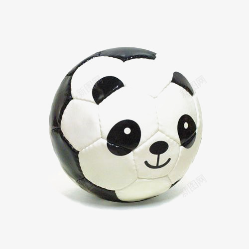 足球png免抠素材_新图网 https://ixintu.com 创意足球 可爱足球 熊猫 踢球