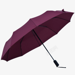 深紫色雨伞素材