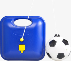 蓝色的工具箱足球素材