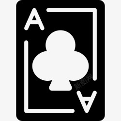 扑克俱乐部扑克图标高清图片