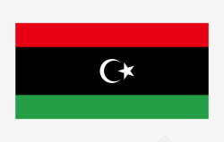 利比亚国旗矢量图素材