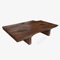 棕色长条矮案桌棕色矮脚案桌高清图片