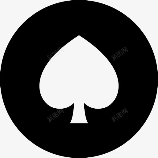 黑桃象征图标png_新图网 https://ixintu.com 下注 扑克 筹码 赌博 赌场 赌徒