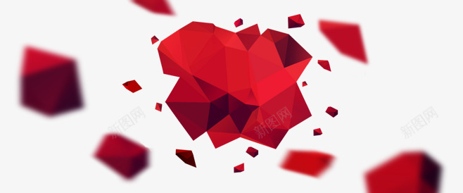 红色石块红色晶石png免抠素材_新图网 https://ixintu.com 晶石 石块 红色