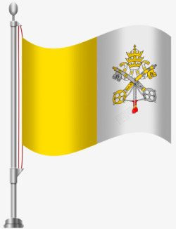 梵蒂冈国旗素材